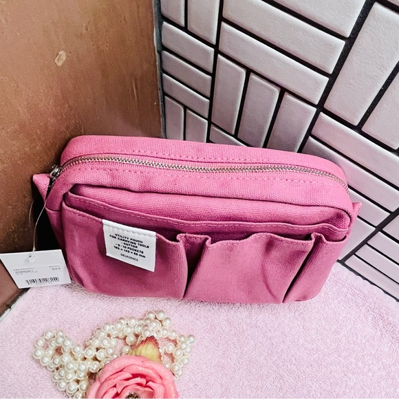 DELFONICS inner Carrying Bag Size S Cotton bag-in-bag Case 10 pockets Japan - Picture 7 of 9